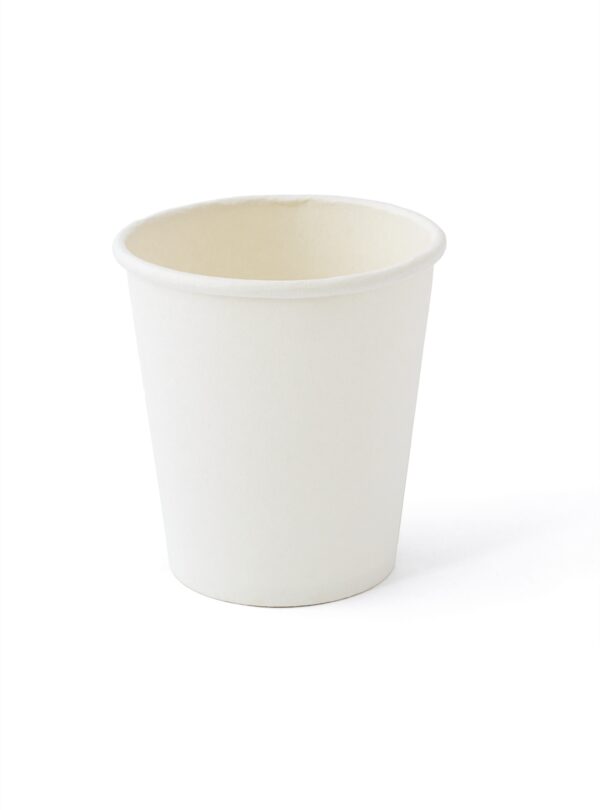 White paper cup